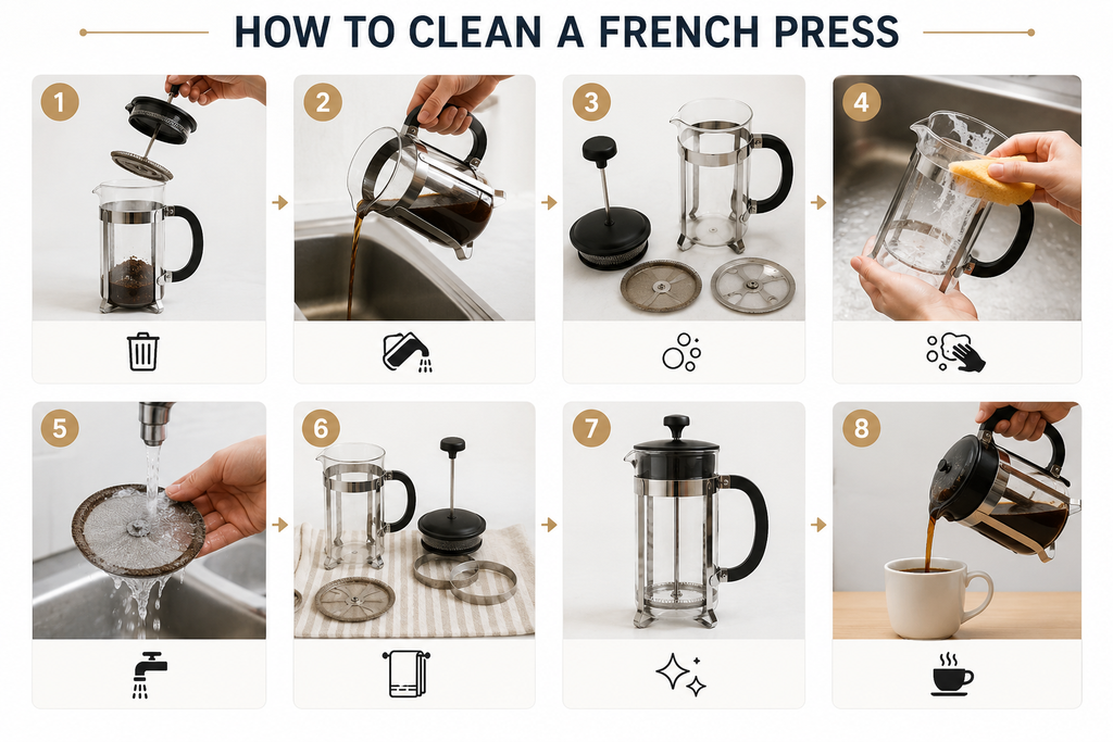 How to Clean a French Press Properly