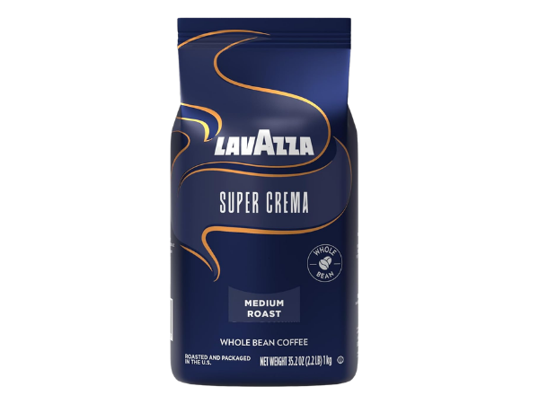 Lavazza Super Crema Whole Bean Coffee
