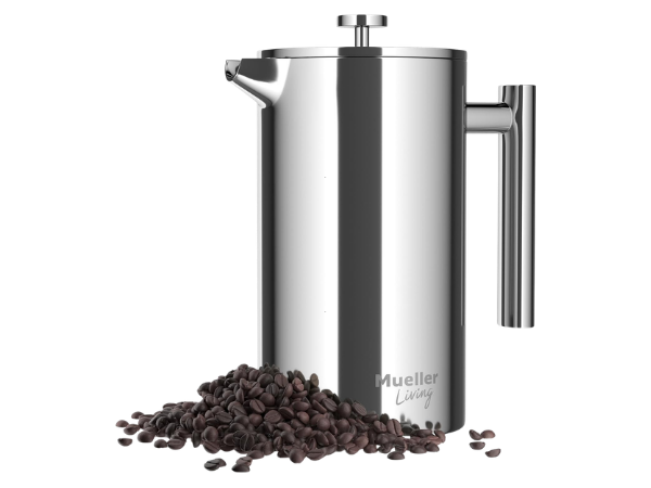 Mueller French Press stainless steel coffee maker